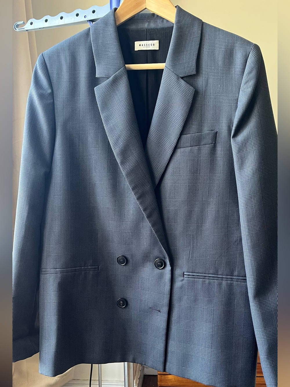 Masscob / Prince of Wales check blazer / 40